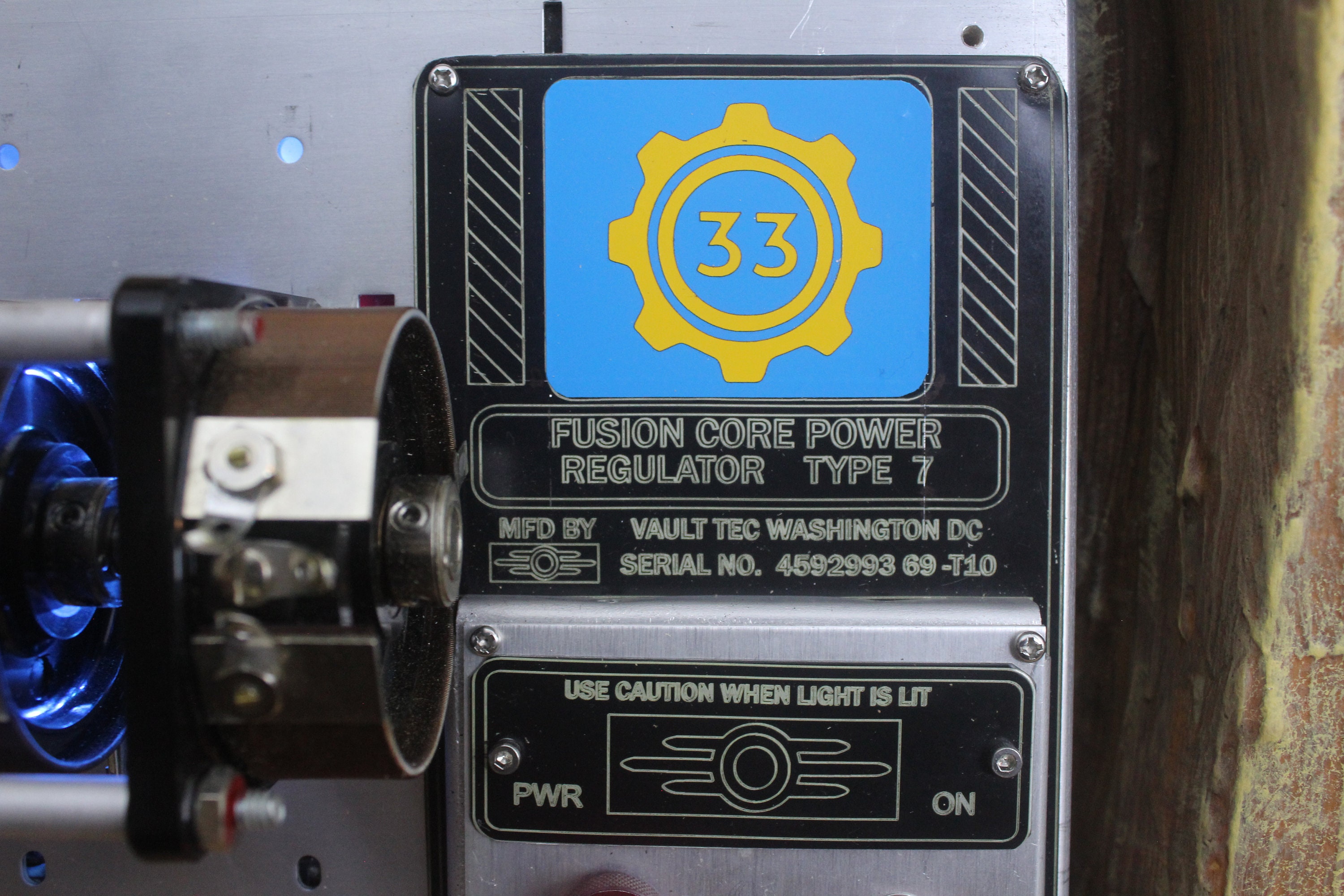 Large Vault Tec Fusion Core Power Coupling Control Panel V2 Large Vault Tec Fusion Core Power Coupling Control Panel V2