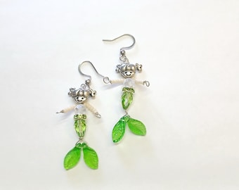 Beaded Mermaid Earrings