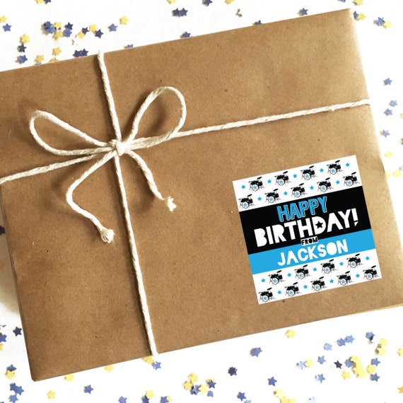 kids birthday gift tags birthday gift labels personalized etsy