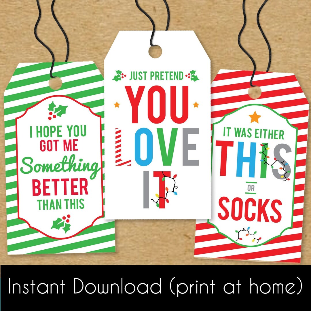 Funny Christmas Printable Tags - Il 1080xN.3535518135 E2vh 