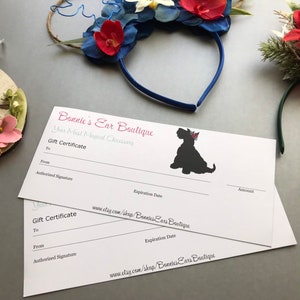 Bonnies Ears Boutique Gift Cards