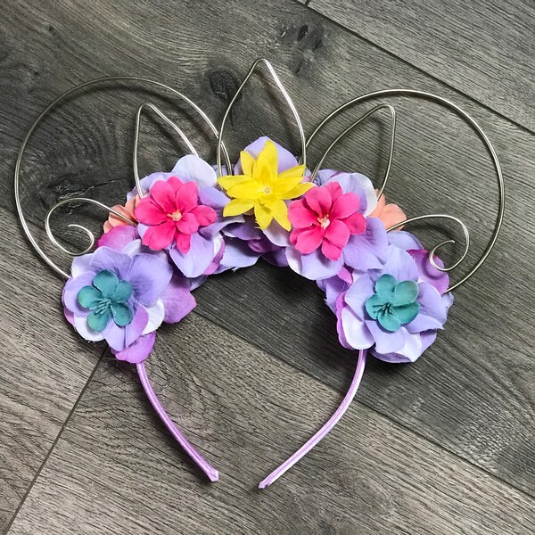 The Lost Princess, Tangled's Rapunzel Inspired Wire and Floral Mouse Ears