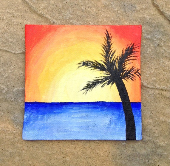 Sunset 4x4 Canvas Painting -  UK