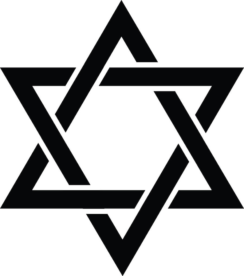 Star of David Instant Download Eps, Svg, Psd, Ai, Pdf, Vector File for