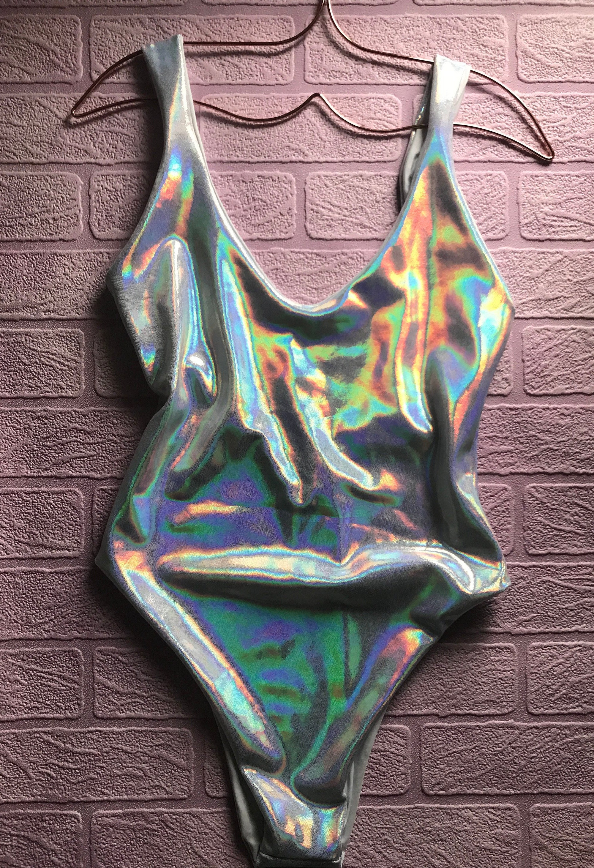 holographic swimwear