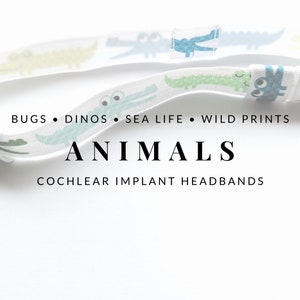 ANIMALS Bilateral Cochlear Implant Headbands image 1