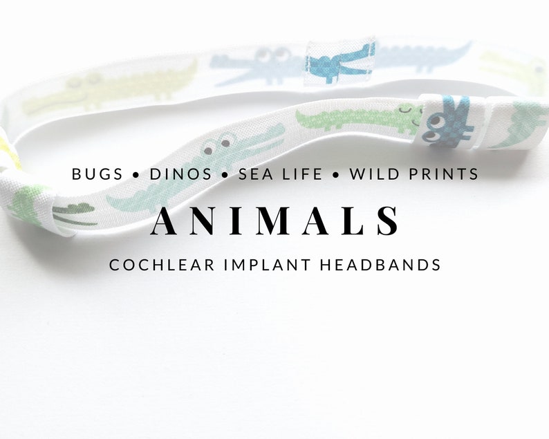 ANIMALS Bilateral Cochlear Implant Headbands imagem 1