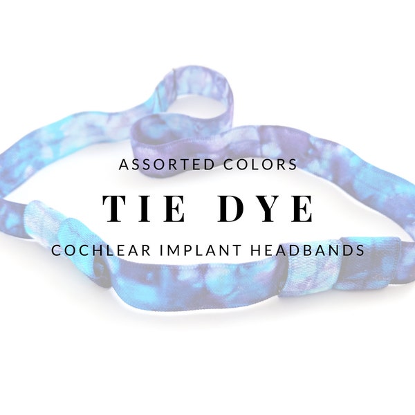 TIE DYE Bilateral Cochlear Implant Headbands