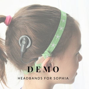 SOLID COLOR Bilateral Cochlear Implant Headbands image 5