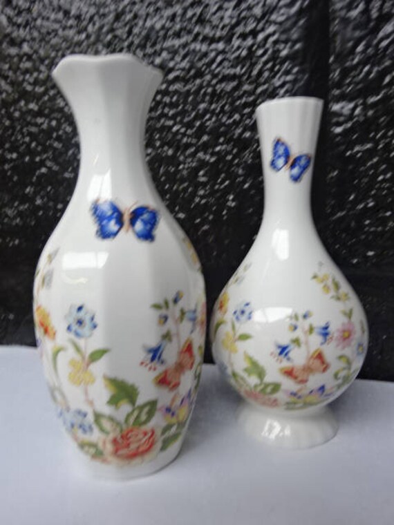 Aynsley Bone China Cottage Garden Bud Vase X Etsy