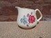 Ceramic / Creamer / Small / Milk / Jug / Pitcher / Red / Blue / Rose / Kitchen / Dining / Creamers / Vintage 