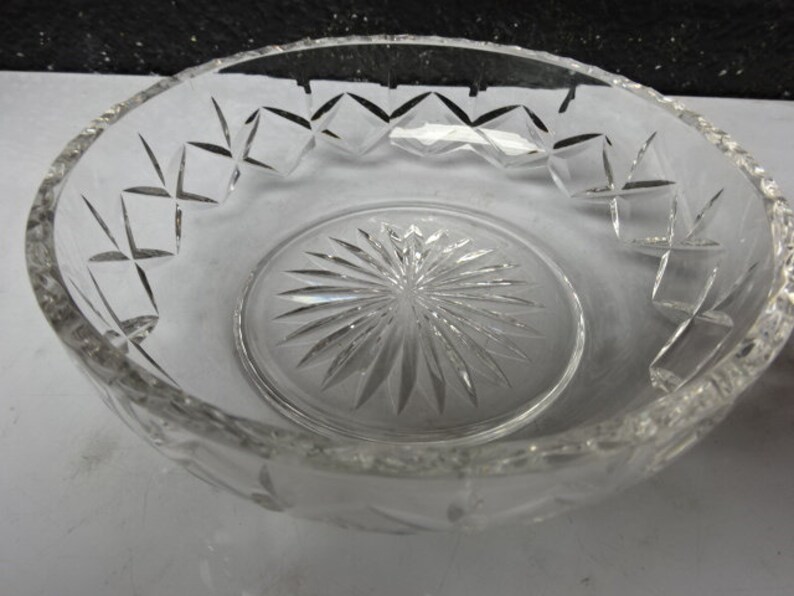 Handcut Stuart Crystal Small Dish / Bowl / Crystal Bowl / Etsy UK