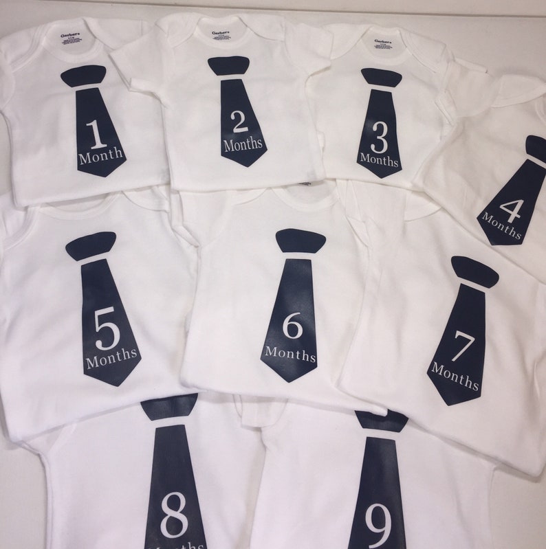 milestone onesies for boy