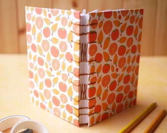 Personalised Recipe Journal | Eco Friendly Recycled Oranges & Lemons Foodie Stationery Gift