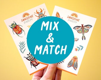 Mix & Match Bujo Sticker Sheet Bundle