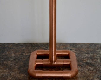 Copper Paper Towel Holder/Counter Top Paper Towel Holder