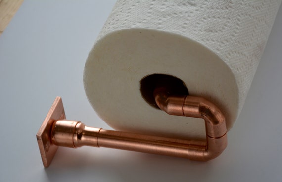 Paper Towel Holder Swivels Under Cabinet Or Wall Mounted Etsy