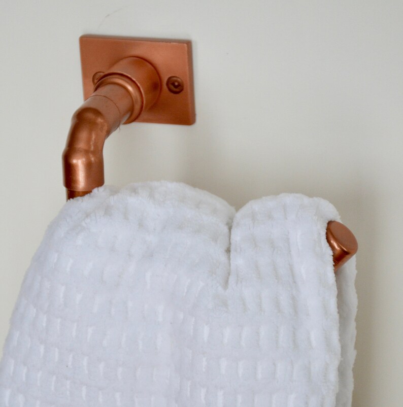Small Copper Hand Towel Rail/ Copper Towel Rack/ Copper Towel Etsy