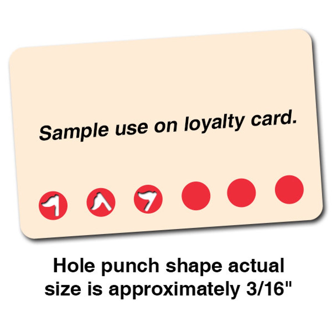 Hole Punch Golf Flag 3/16 Etsy