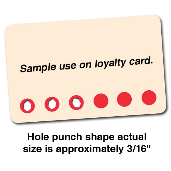 Hole Punch Hexagon 3/16 Etsy