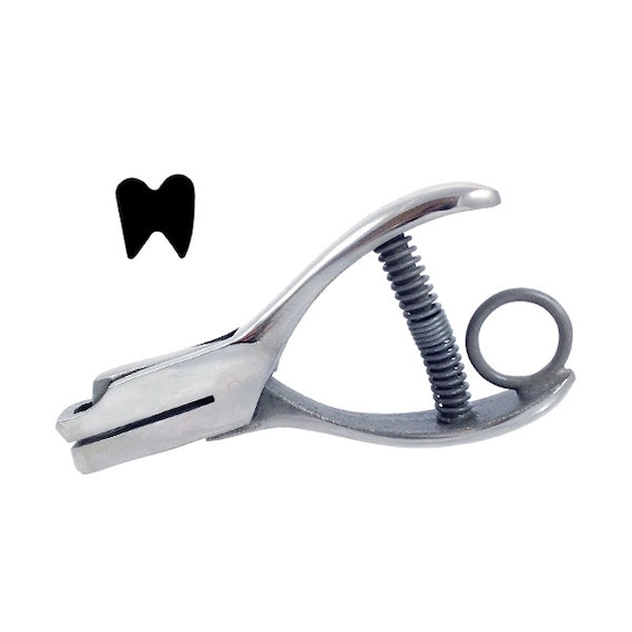 Metal Single Hole Tooth Shaped Hole Puncher Plier School Office