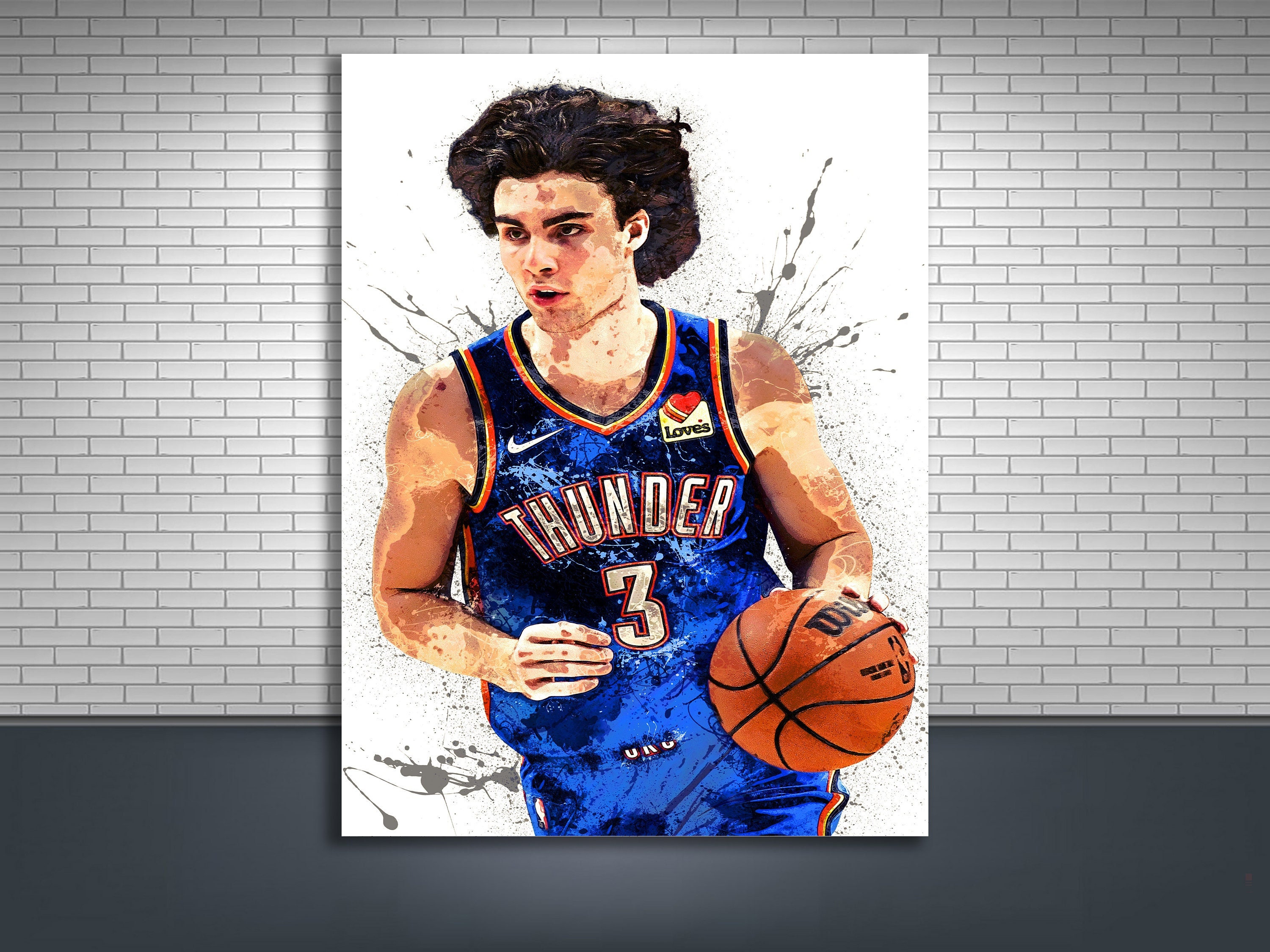 Discover Josh Giddey Poster, Oklahoma City Thunder