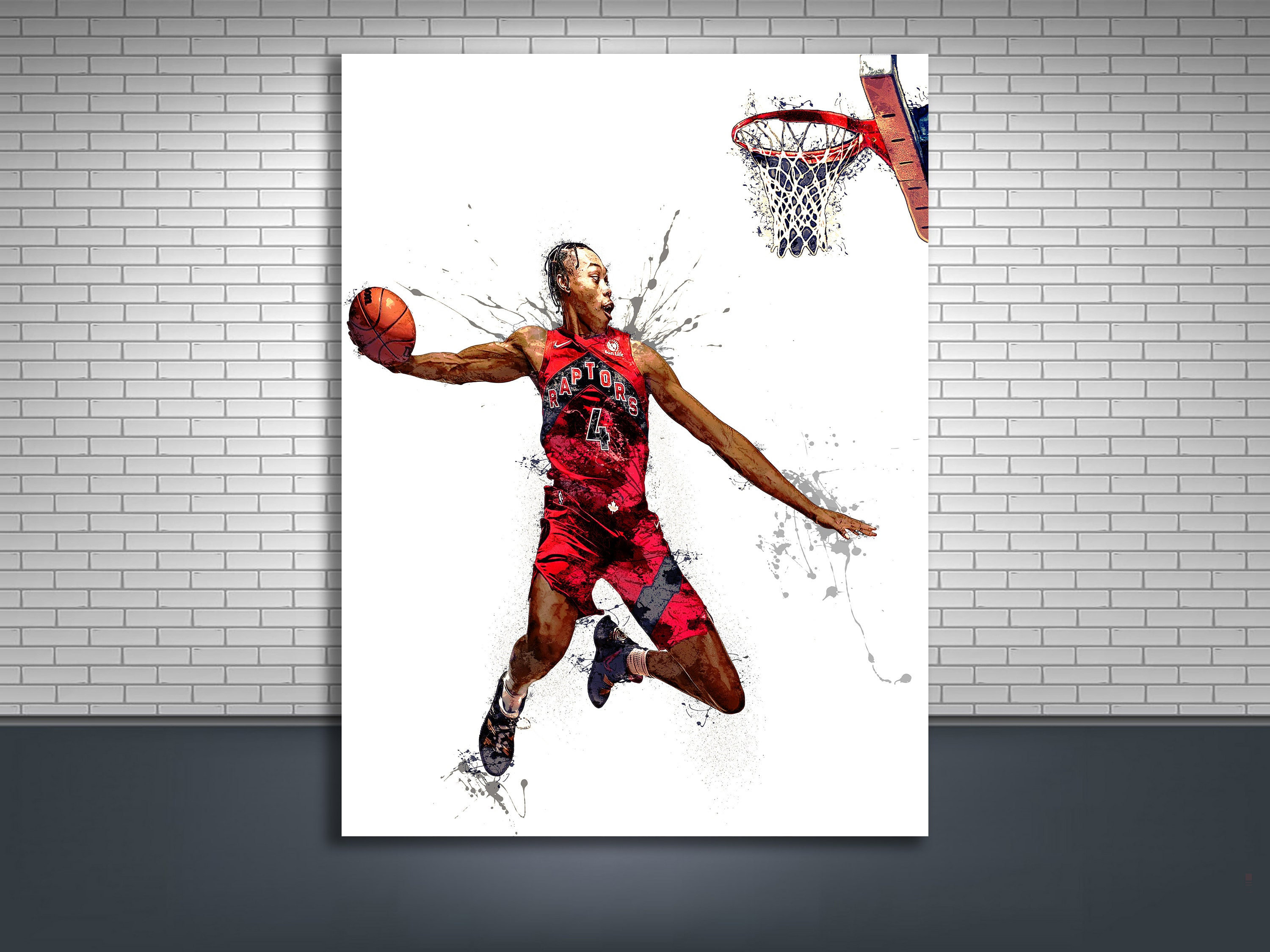 Discover Scottie Barnes Dunk Poster, Toronto Raptors