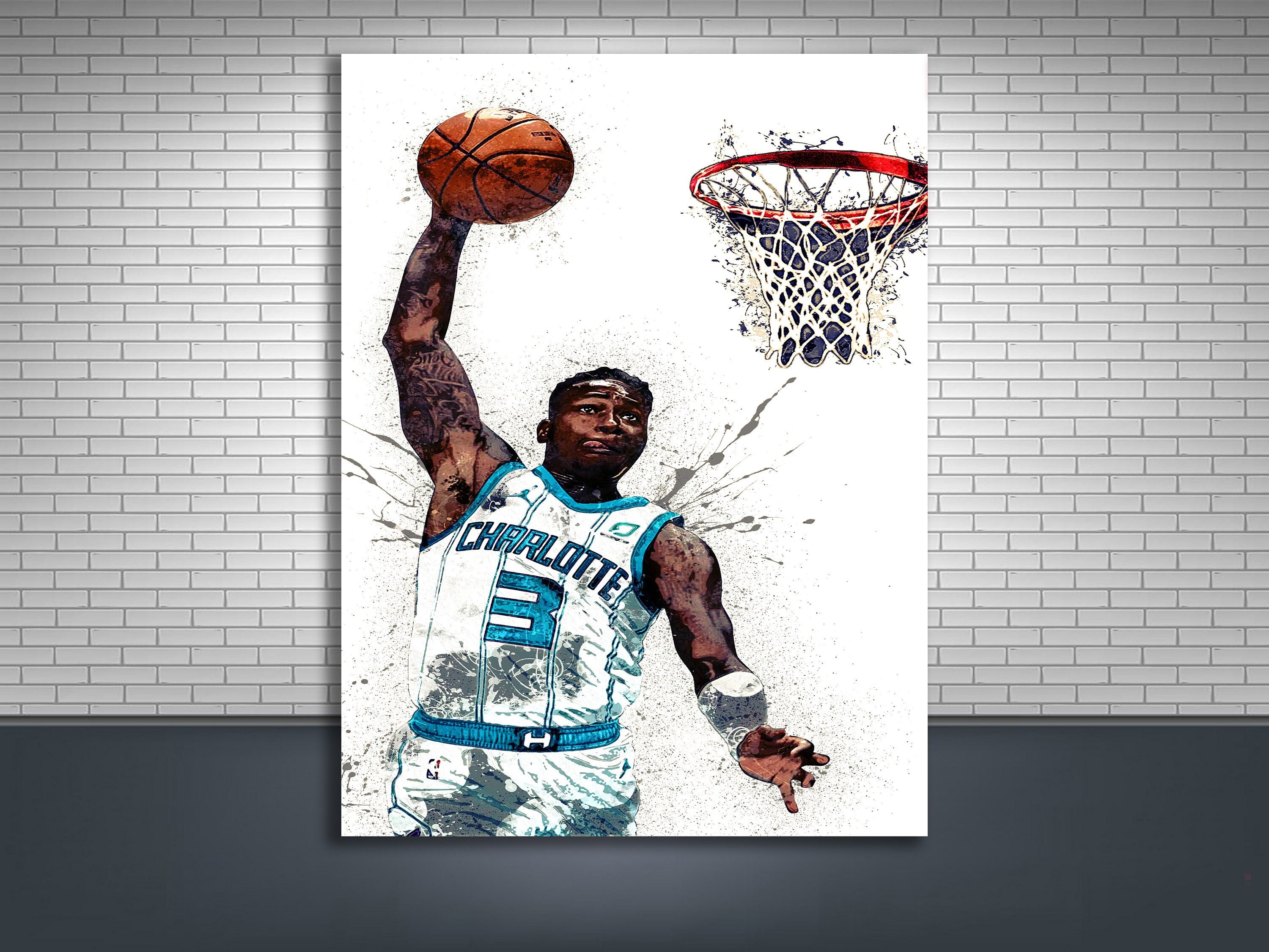 Discover Terry Rozier Poster, Charlotte Hornets, Canvas Wrap