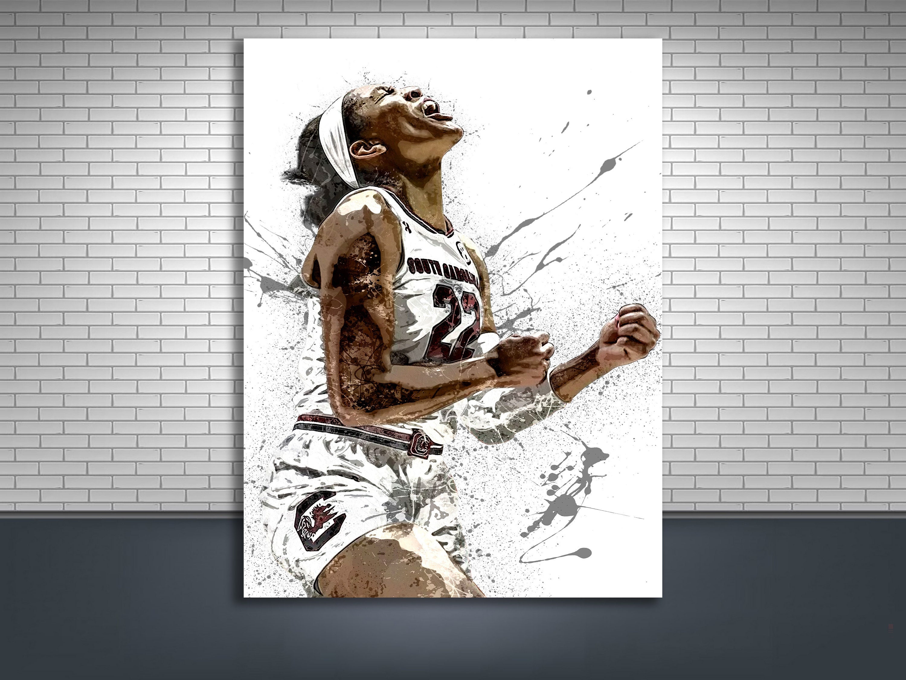 Discover A'ja Wilson Poster, South Carolina Gamecocks