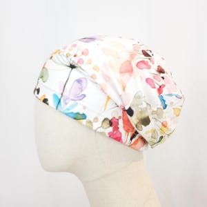 Slouchy hat, lined in bamboo