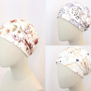 Slouchy hat, lined in bamboo
