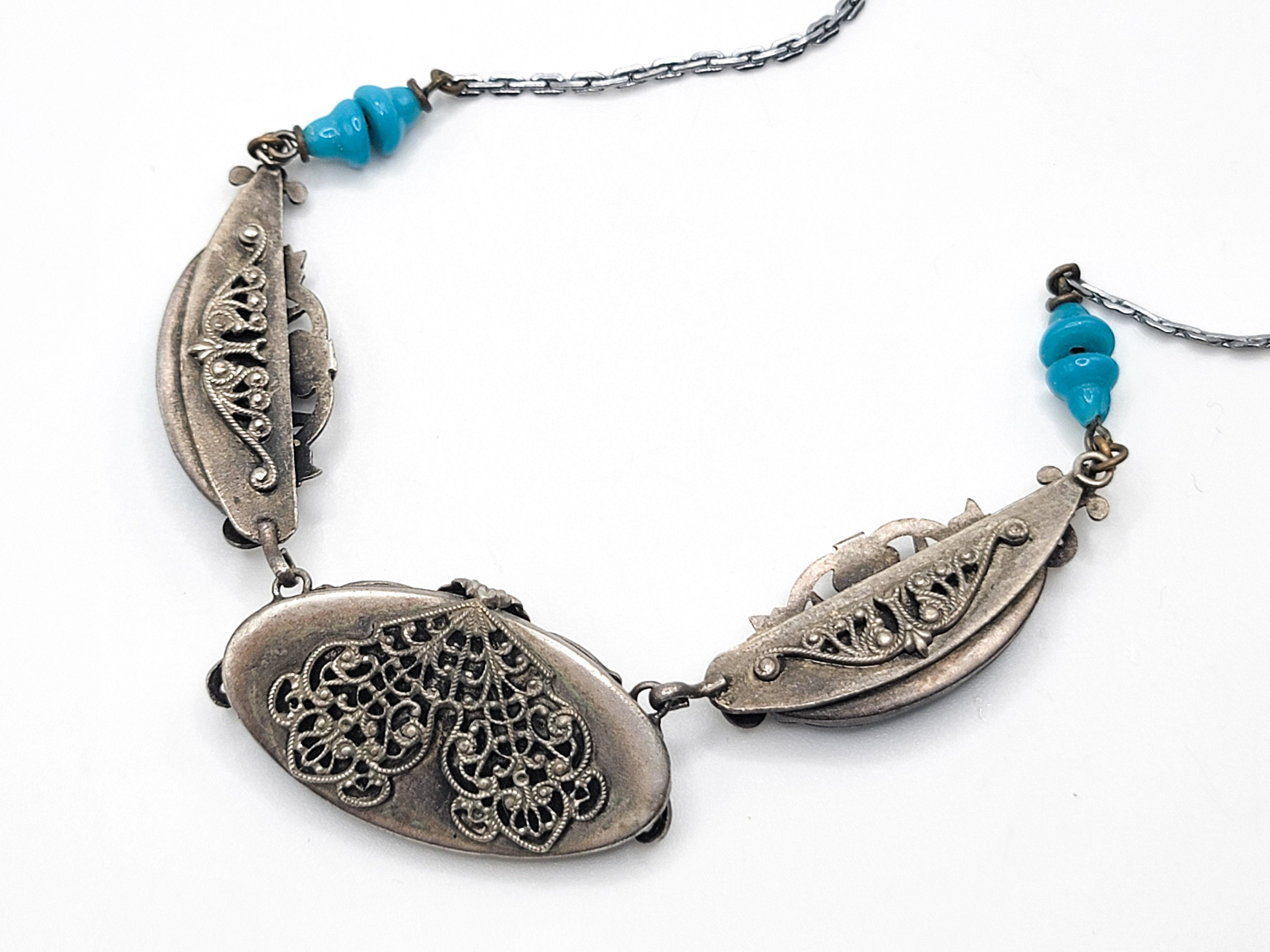 ネイガーブラザーズ ネックレス＆ブレスレットセット ターコイズブルー