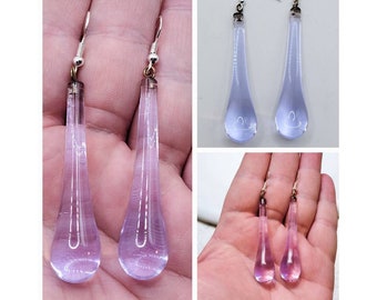 Sterling Neodymium glas oorbellen Alexandrite glas Murano glas druppels 925 zilver