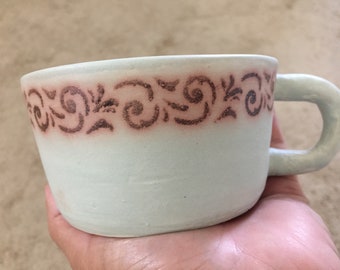 Vintage Cup, Modern Ceramic Cup, Handmade Dinnerware, Handmade pottery cup, MumGaya Ceramics