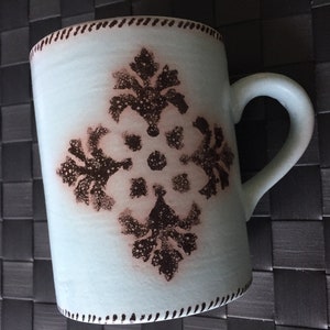 Vintage Mug, Modern Ceramic Mug, Handmade Dinnerware, Handmade pottery mug, MumGaya Ceramics