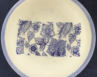 Treasure Coast Dinner Pottery Plate, Modern Ceramic Plate, Handmade Dinnerware, Handmade pottery plate, MumGaya Ceramics
