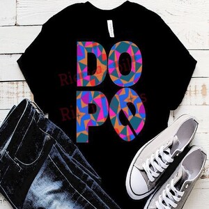 DOPE Word Art Abstract Design 3 Printable Design Vector Clipart, Jpg, Png, Svg