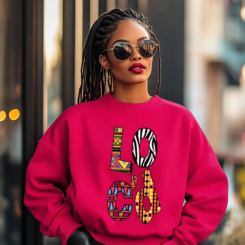 Diseño de sublimación Loc'd, descarga digital instantánea, archivos PNG, Loc'd 300dpi Png, diseño inspirado en cabello natural para rastas o rastas imagen 6