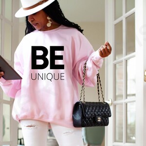 BE Unique, Self-Love, Self-Esteem, Inspirational Motivational Design 1, Self-empowerment, SVG, Png, Jpg Digital File Instant Download