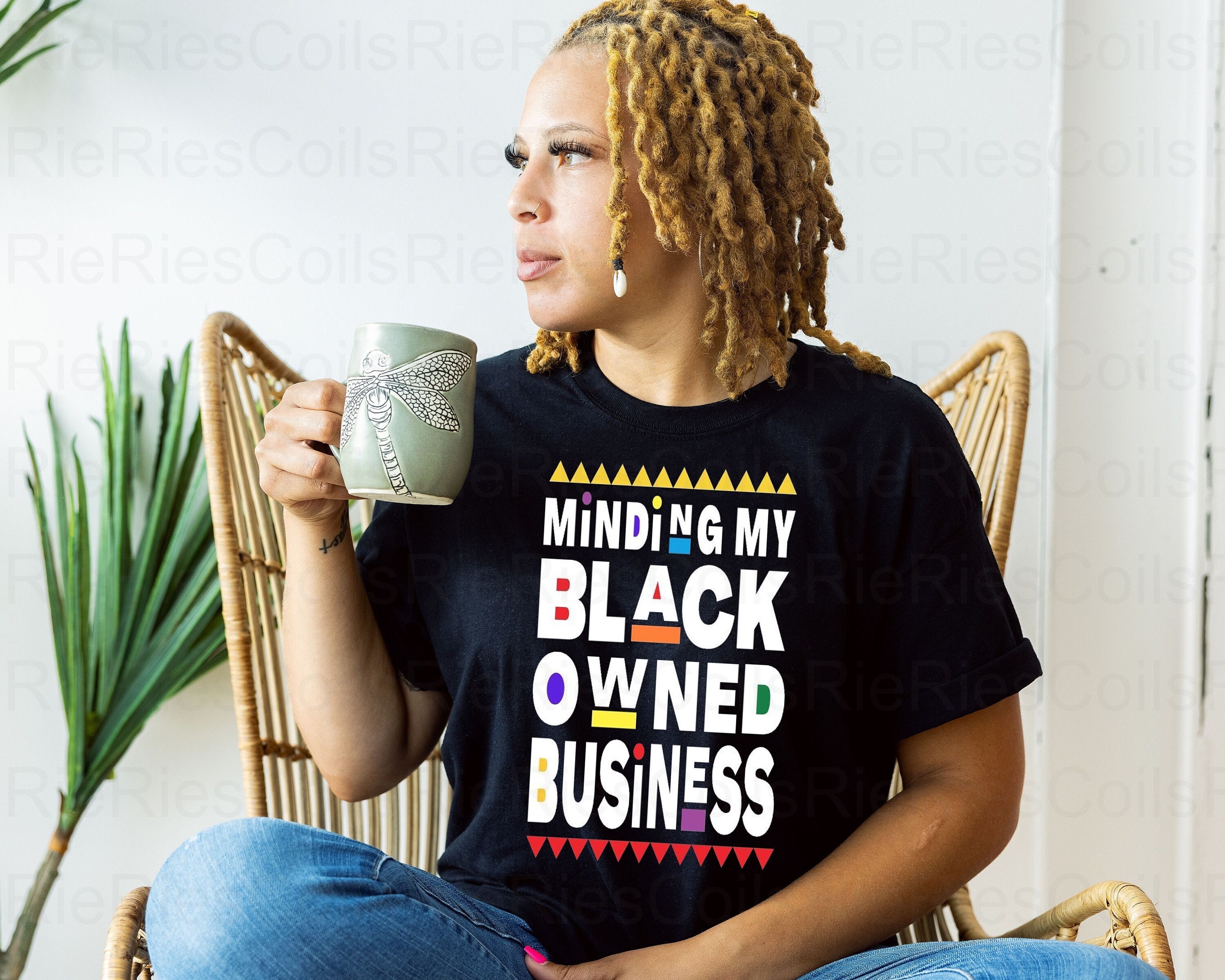 Minding My Black Owned Business, Black Lives Matter, Entrepreneur, Self-empowerment, Printable Digital Design Vector Clipart, Jpg, Png, Svg