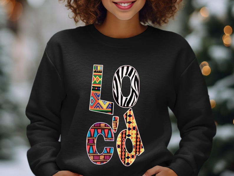 Diseño de sublimación Loc'd, descarga digital instantánea, archivos PNG, Loc'd 300dpi Png, diseño inspirado en cabello natural para rastas o rastas imagen 8
