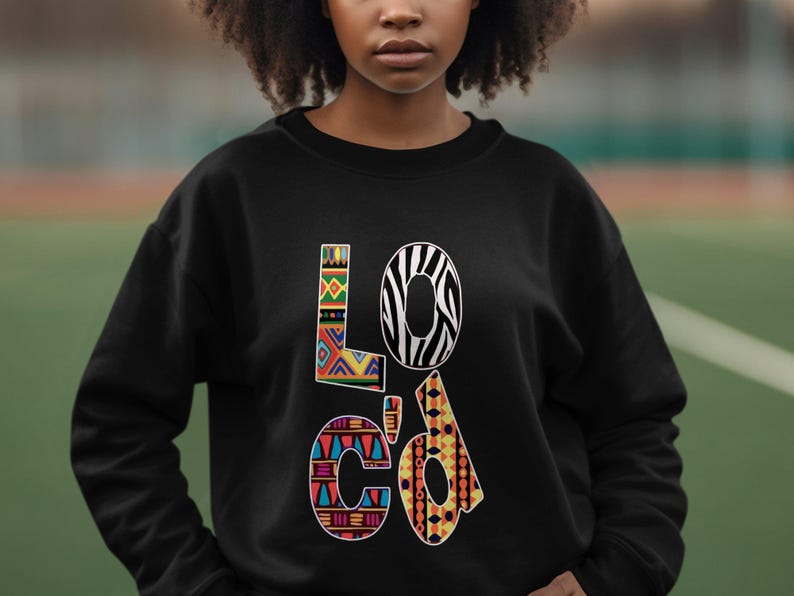 Diseño de sublimación Loc'd, descarga digital instantánea, archivos PNG, Loc'd 300dpi Png, diseño inspirado en cabello natural para rastas o rastas imagen 9