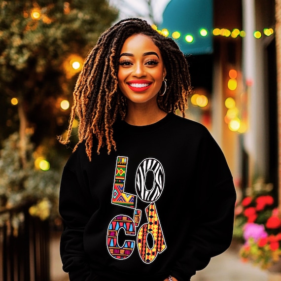 Loc'd Sublimation Design, Instant Digital Download, PNG Files, Loc'd 300dpi Png, Natural Hair Inspired Design For Locs Or Dreadlocks