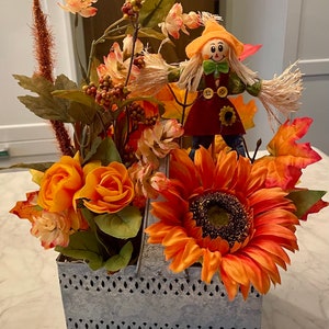 Full of Fall Tin Basket