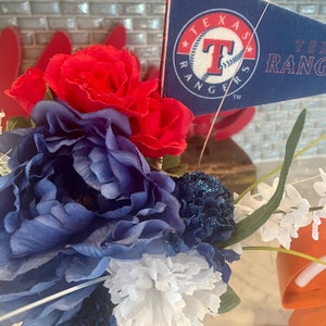 Texas Rangers Silk Floral Arrangement