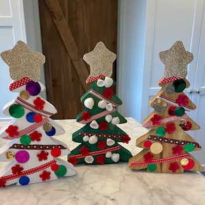 Christmas Wooden Trees