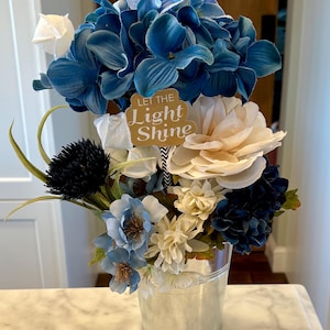 Happy Hanukkah Silk Floral Arrangement