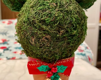 Christmas Mickey Topiary