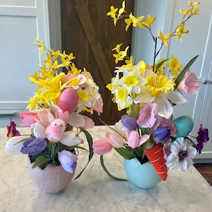 Easter Egg Silk Floral Arrangement