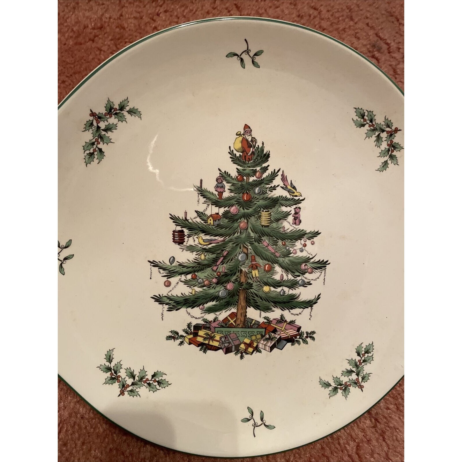 SPODE Christmas Tree Serving Platter Chop Plate Large 12 Etsy
